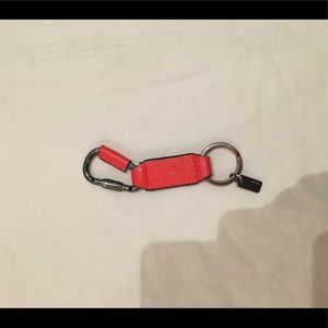 Men’s Coach Leather Key Ring